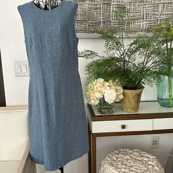 NWT AKRIS Linen Dress, Fully Lined - Picture 2 of 11